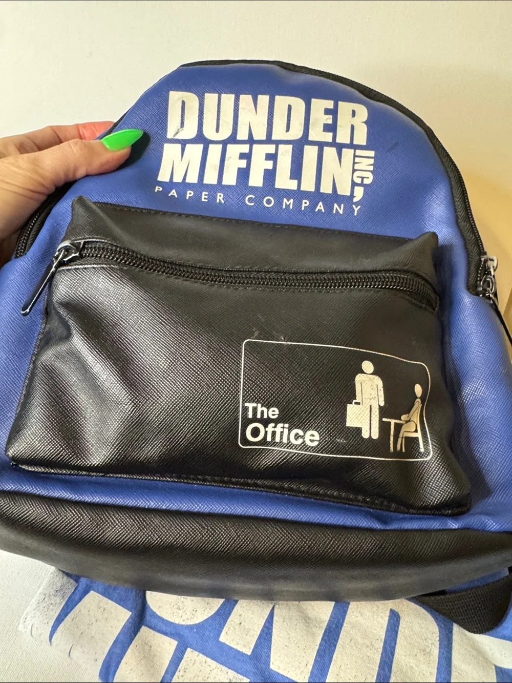 The Office 3pc Bundle - Dunder Mifflin Mini Backpack & 2 Shirts